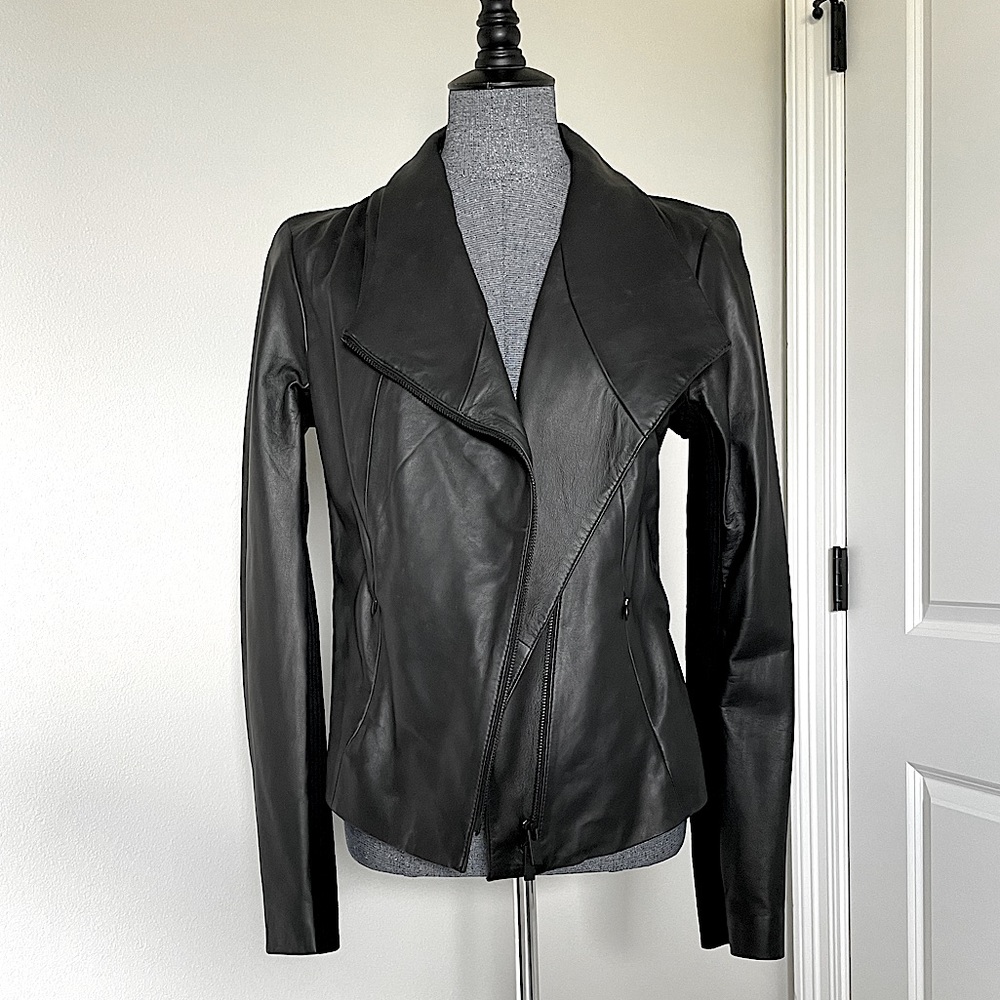 Black Leather Classiques Entier Women’s Jacket